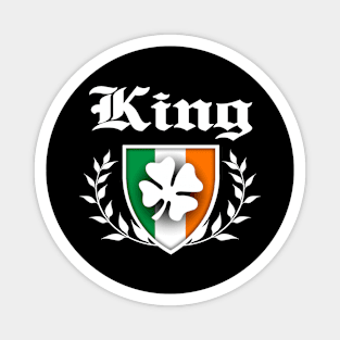 King Shamrock Crest Magnet